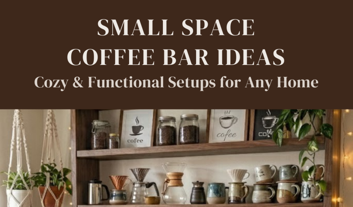 small space coffee bar ideas